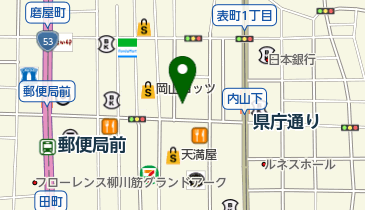 岡山県写真材料商組合の地図画像