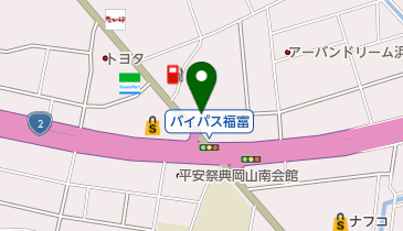 犬の家岡山店の地図画像