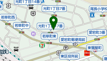 メナードフェイシャルサロン優美彩の地図画像