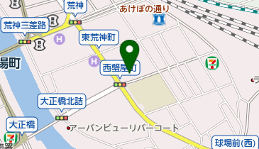 田丸フルーツ 卸部の地図画像