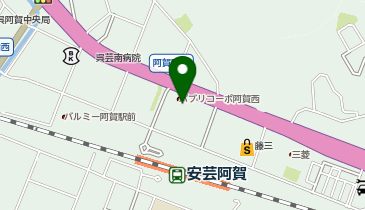 あがプラザ花時計の地図画像