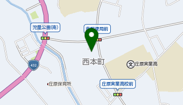 スーパーワーク職人の店庄原店の地図画像