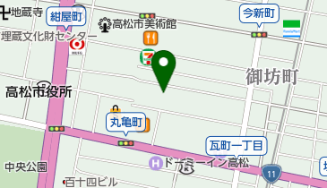 香川県高松割烹飲食業生活衛生同業小組合の地図画像