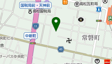寿や貸衣裳の地図画像