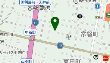 中山時計店の地図画像