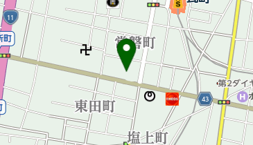 ダイアパレス 南瓦町管理員室の地図画像