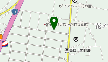 上之町調剤薬局の地図画像