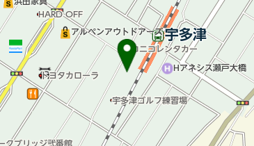 宇多津スポーツガーデンゴルフ練習場の地図画像