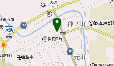 鎌田衣料品店の地図画像