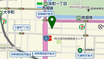 第一学院 高等学校松山キャンパスの地図画像