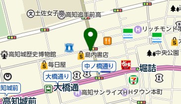美容プラージュ高知店の地図画像