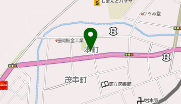 岡田米穀店の地図画像