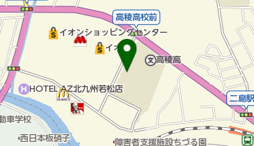 株式会社カトレア イオン若松店の地図画像