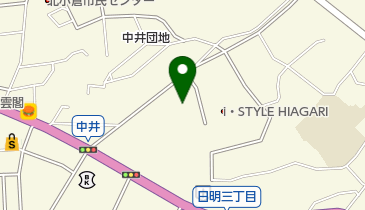 髪切処小倉店の地図画像
