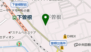 下曽根公民館の地図画像