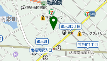九州鴻池グループ こうのいけ・理容 雑餉隈店の地図画像