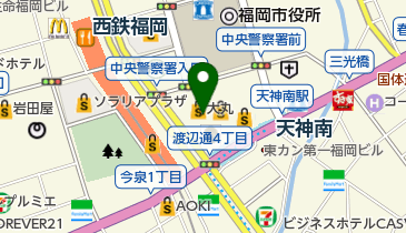 fitfit大丸福岡天神店の地図画像