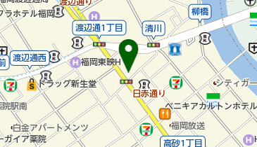ホルン渡辺通り店の地図画像