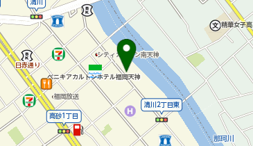 ボン美容室の地図画像