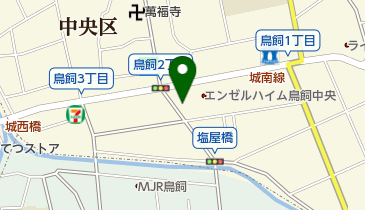 丸万食堂の地図画像