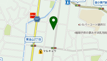 ごりら薬局東油山店の地図画像