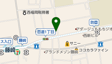 福岡市役所 こども未来局関係機関等 福岡ファミリー・サポート・センターの地図画像