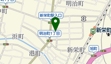 女性自身美容室の地図画像