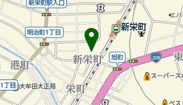 尊徳帽子新栄町店の地図画像