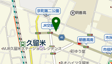 日吉神社の地図画像