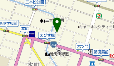 もつ鍋ひでの地図画像