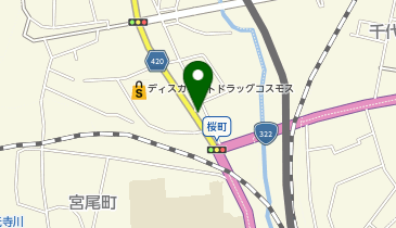 炭火やきとりよしむらの地図画像
