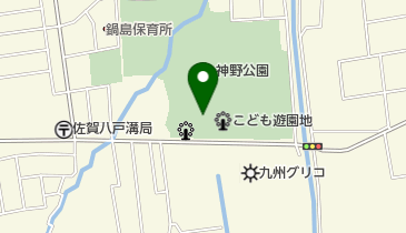 佐賀市役所 隔林亭の地図画像