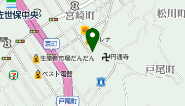 くるみ小間物店の地図画像