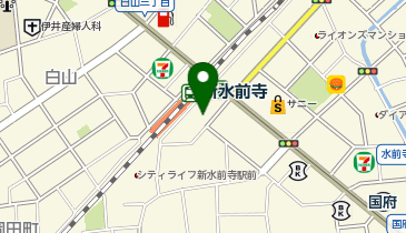 構医クリニック新水前寺の地図画像