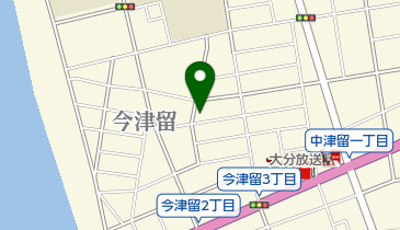 今津留公民館の地図画像