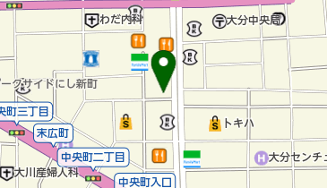総合資格学院大分校の地図画像