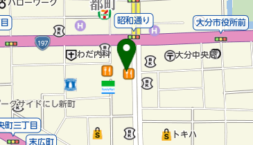 ホームメイド協会大分校の地図画像