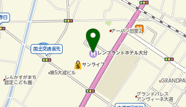 アート・ビジュアル・アカデミー大分店の地図画像
