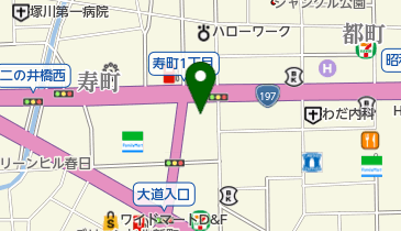 西新町天満社の地図画像