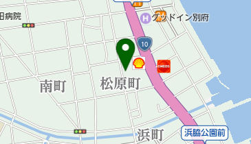 合気道別府道場の地図画像