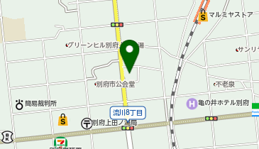 モイスティーヌ別府田の湯サロンの地図画像