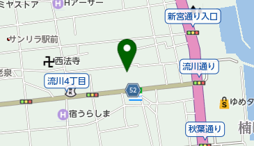 エステティックサロンエーアイルミナスの地図画像