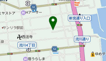 角銀井口の地図画像