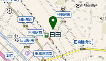 理容タナベの地図画像