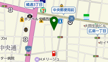 くるみボタン店の地図画像