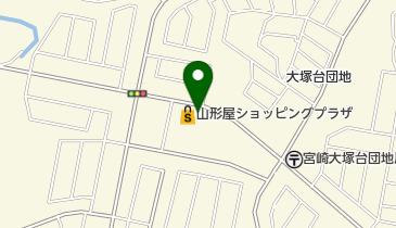 宮崎山形屋 大塚台店の地図画像
