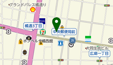 JTB九州宮崎支店 個人旅行の地図画像