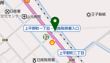 島山牛乳店の地図画像