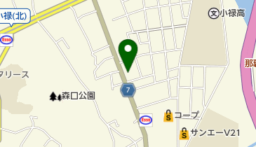 こめや小禄店の地図画像