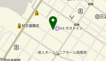 豆たぬきの地図画像